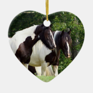 Gypsy Vanner Keramisch Ornament