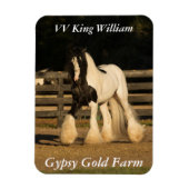Gypsy Vanner Magnet Magneet (Verticaal)