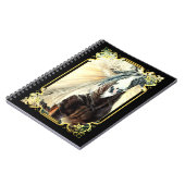 Gypsy Vanner paard/prachtige vliegende mane Incipi Notitieboek (Linkerzijde)