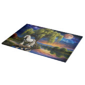 Gypsy Vanner Paard -Willow tree N Volle Maan Snijplank (Hoek)