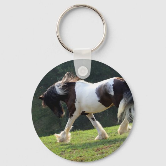 Gypsy Vanner Sleutelhanger (Voorkant)