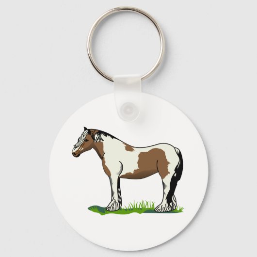 Gypsy Vanner Sleutelhanger (Voorkant)