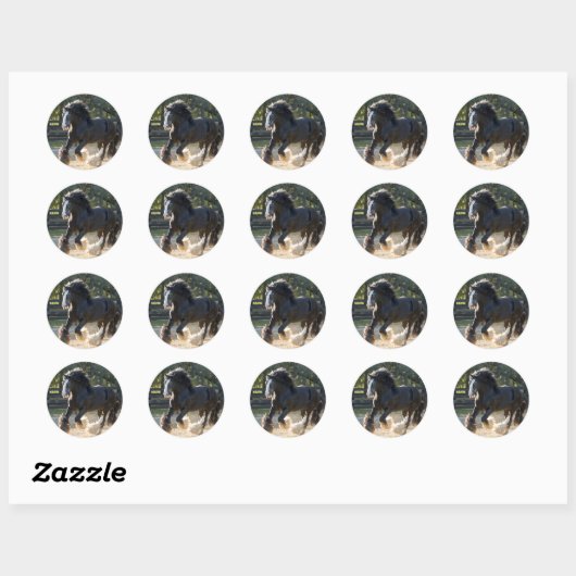 Gypsy Vanner stickers (Vel)