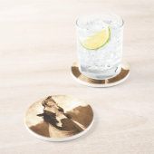 Gypsy Vanner Zandsteen Onderzetter (Zijkant)