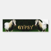 Gypsy Vanners Bumpersticker (Voorkant)