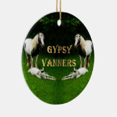 Gypsy Vanners Keramisch Ornament (Rechts)