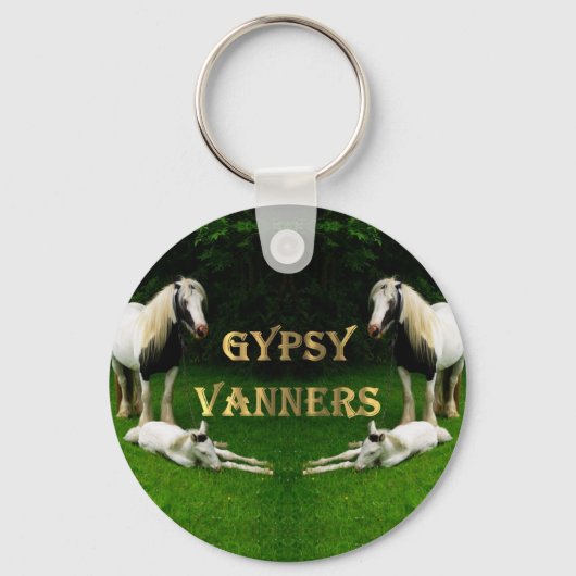 Gypsy Vanners Sleutelhanger (Voorkant)