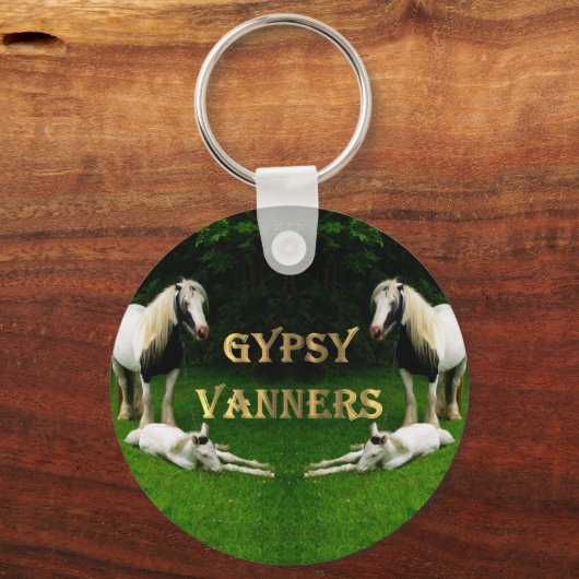 Gypsy Vanners Sleutelhanger (Voorkant)