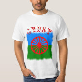 Gypsy vlag T-Shirt (Voorkant)