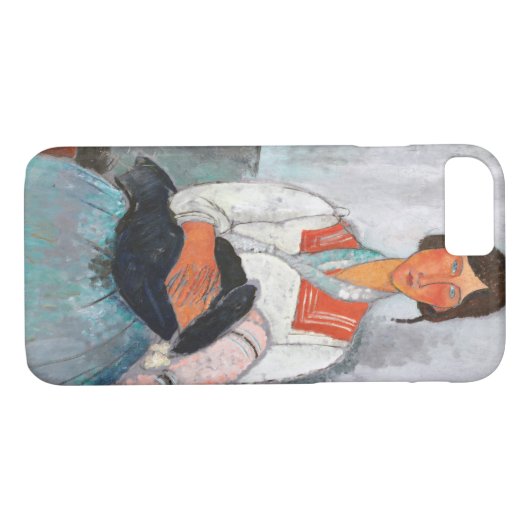 Gypsy Vrouw met Baby, Modigliani Case-Mate iPhone Case (Achterkant (Horizontaal))