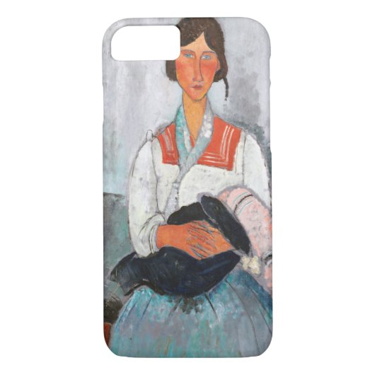 Gypsy Vrouw met Baby, Modigliani Case-Mate iPhone Case (Achterkant)