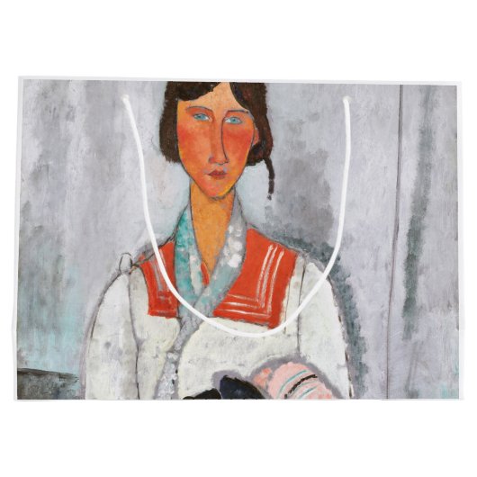 Gypsy Vrouw met Baby, Modigliani Groot Cadeauzakje (Achterkant)
