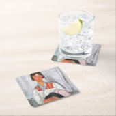 Gypsy Vrouw met Baby, Modigliani Kartonnen Onderzetters (Insitu)