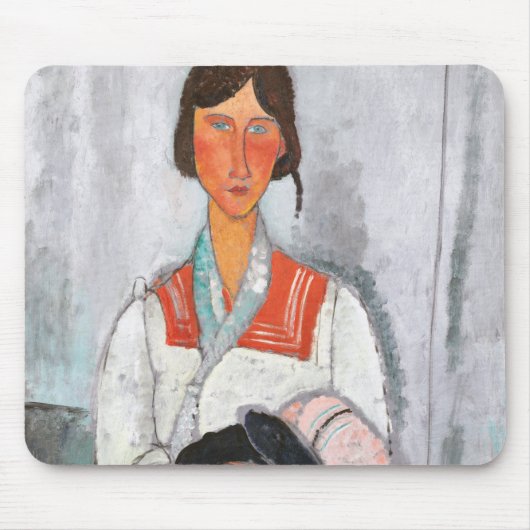 Gypsy Vrouw met Baby, Modigliani Muismat (Voorkant)