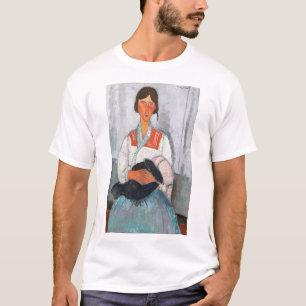 Gypsy Vrouw met Baby, Modigliani T-shirt
