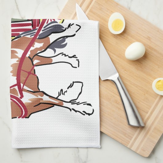 GYPSY WAGON THEEDOEK (Quarter Fold)