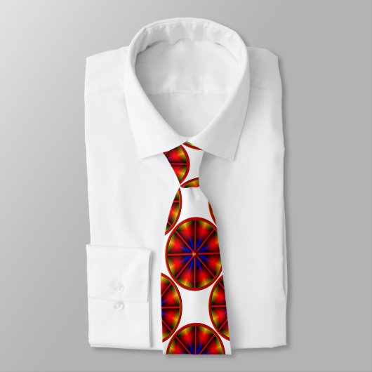 Gypsy Wheel Red Spokes Stropdas (Gebonden)