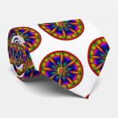 Gypsy Wheel Sinaasappel Spokes Stropdas (Opgerold)