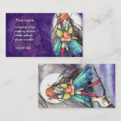 Gypsy Witch & Cat "The Visitor"-Visitekaartje Visitekaartje (Voorkant / Achterkant)