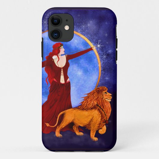 Gypsy Witch Fantasy Goddess Art Nouveau Case-Mate iPhone Case (Achterkant)