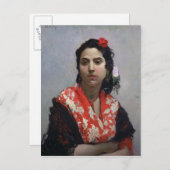 Gypsy Woman Briefkaart (Voorkant / Achterkant)