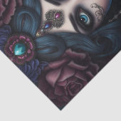 Gypsy Woman Donker Gotische Decoupage Papier (Detail)