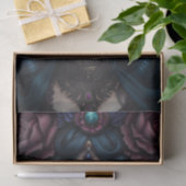 Gypsy Woman Donker Gotische Decoupage Papier (Geschenk)