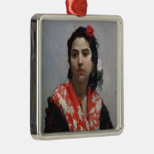 Gypsy Woman Metalen Ornament (Rechts)