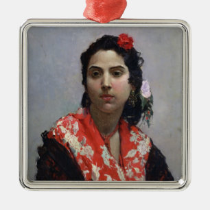 Gypsy Woman Metalen Ornament
