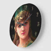 Gypsy woman victorian elegant boho bellydancer grote klok (Hoek)