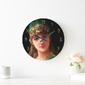 Gypsy woman victorian elegant boho bellydancer grote klok (Huis)