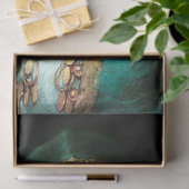 Gypsy woman victorian elegant boho bellydancer tissuepapier (Geschenk)