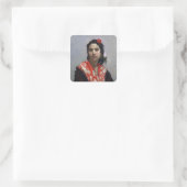 Gypsy Woman Vierkante Sticker (Tas)