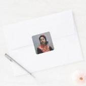 Gypsy Woman Vierkante Sticker (Envelop)