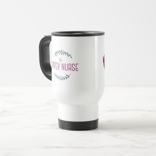 Gypsy Zurse Travel Mug Reisbeker (Voorkant links)