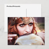 Gypsy's Crystal Ball Briefkaart (Voorkant / Achterkant)