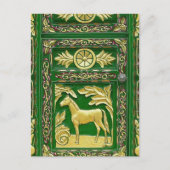 Gypte deurdetails briefkaart (Voorkant)