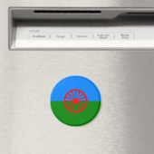 Gyptische vlag magneet (Insitu (Vaatwasser))