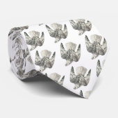 Gyrfalcon Falcon Diving  Art Stropdas (Opgerold)