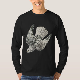 Gyrfalcon Falcon Diving  Kunst T-shirt