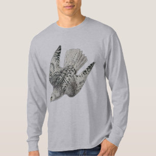 Gyrfalcon Falcon Diving  Kunst T-shirt