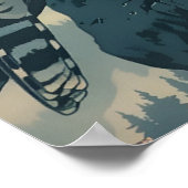  Gyrfalcon Illustratie Poster (Hoek)