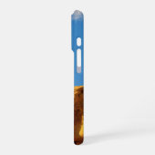 Gyrfalcon neergestreken op een rots telefoonhoes iPhone hoesje (Linkerkant)