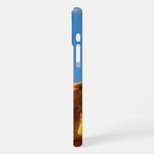 Gyrfalcon neergestreken op een rots telefoonhoes iPhone hoesje (Linkerkant)