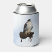Gyrfalcon op Glove Blikjeskoeler (Blikje Achterkant)