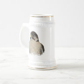 Gyrfalcon Saker Hybrid Falcon Bierpul (Voorkant links)