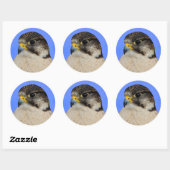 Gyrfalcon Saker Hybrid Falcon Ronde Sticker (Vel)