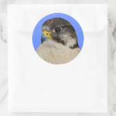 Gyrfalcon Saker Hybrid Falcon Ronde Sticker (Tas)
