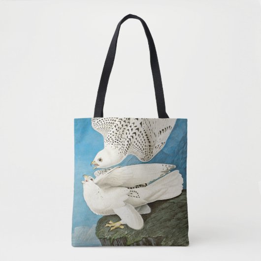 Gyrfalcons, ook bekend als Gerfalcons, van John Ja Tote Bag (Voorkant)