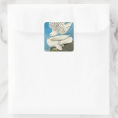 Gyrfalcons, ook bekend als Gerfalcons, van John Ja Vierkante Sticker (Tas)